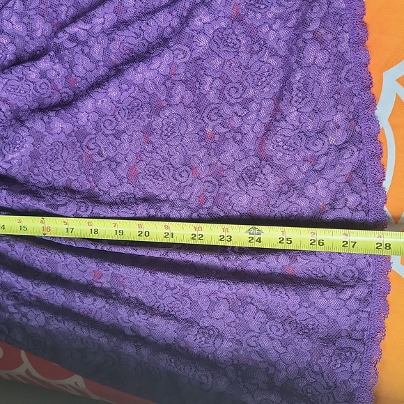 Torrid Simply Lace Babydoll - Purple Size 0/L/12 - Picture 8 of 12